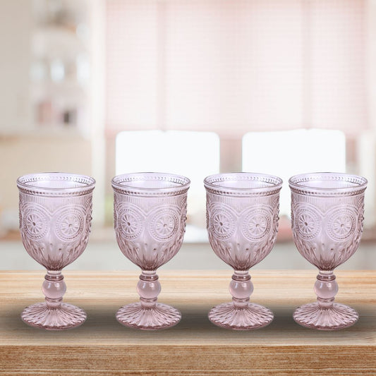 Set de 4 Copas Perle rosa