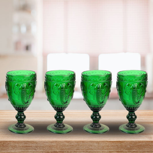 Set de 4 Copas Elefante Verde